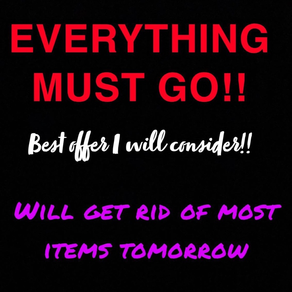 Please reach out for any interested items